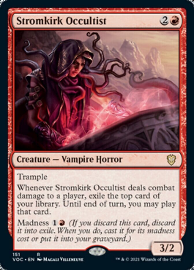 Stromkirk Occultist [Innistrad: Crimson Vow Commander] MTG Single Magic: The Gathering  | Multizone: Comics And Games