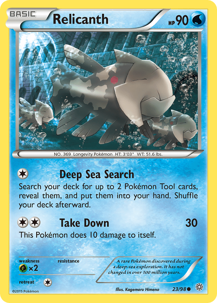 Relicanth (23/98) [XY: Ancient Origins] Pokemon Single Pokémon  | Multizone: Comics And Games