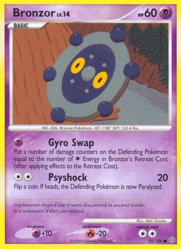 Bronzor (55/100) [Diamond & Pearl: Stormfront] Pokemon Single Pokémon  | Multizone: Comics And Games