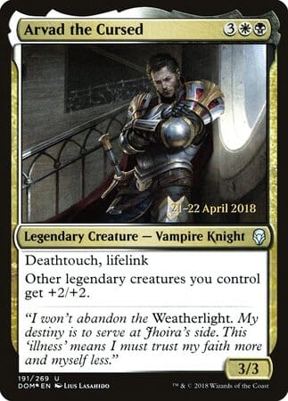 Arvad the Cursed [Dominaria Promos] MTG Single Magic: The Gathering  | Multizone: Comics And Games