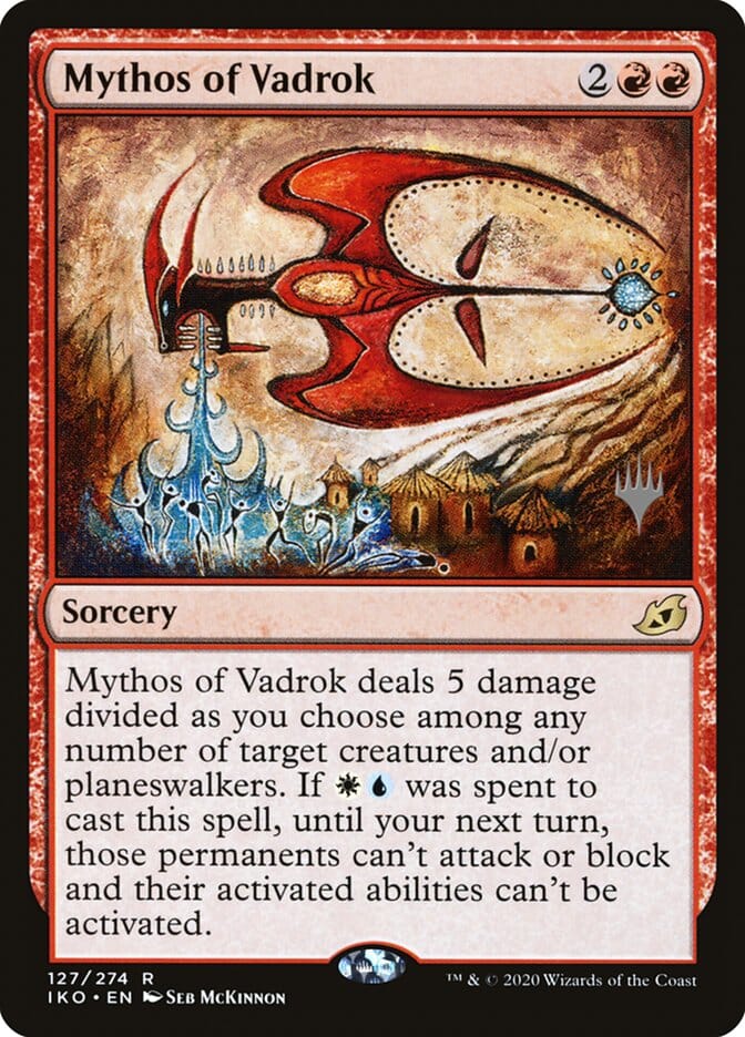 Mythos of Vadrok (Promo Pack) [Ikoria: Lair of Behemoths Promos] MTG Single Magic: The Gathering  | Multizone: Comics And Games