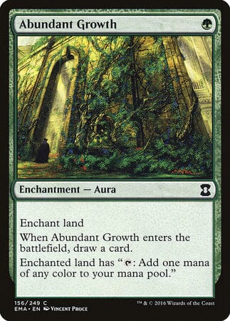Abundant Growth [Eternal Masters] MTG Single Magic: The Gathering  | Multizone: Comics And Games