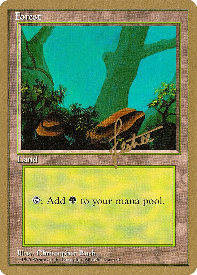 Forest (bl378) (Bertrand Lestree) [Pro Tour Collector Set] MTG Single Magic: The Gathering  | Multizone: Comics And Games