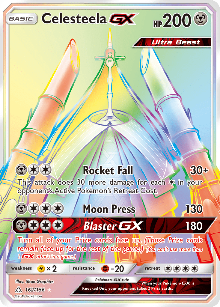 Celesteela GX (162/156) [Sun & Moon: Ultra Prism] Pokemon Single Pokémon  | Multizone: Comics And Games