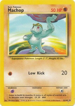 Machop (52/102) [Base Set Unlimited] Pokemon Single Pokémon  | Multizone: Comics And Games