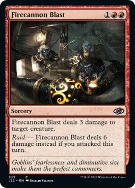 Firecannon Blast [Jumpstart 2022] MTG Single Magic: The Gathering  | Multizone: Comics And Games