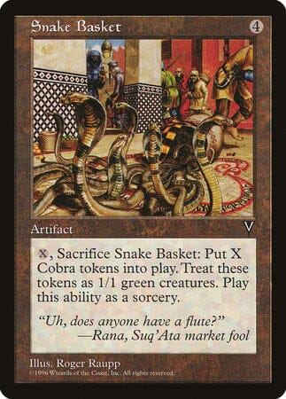 Snake Basket [Visions] MTG Single Magic: The Gathering  | Multizone: Comics And Games