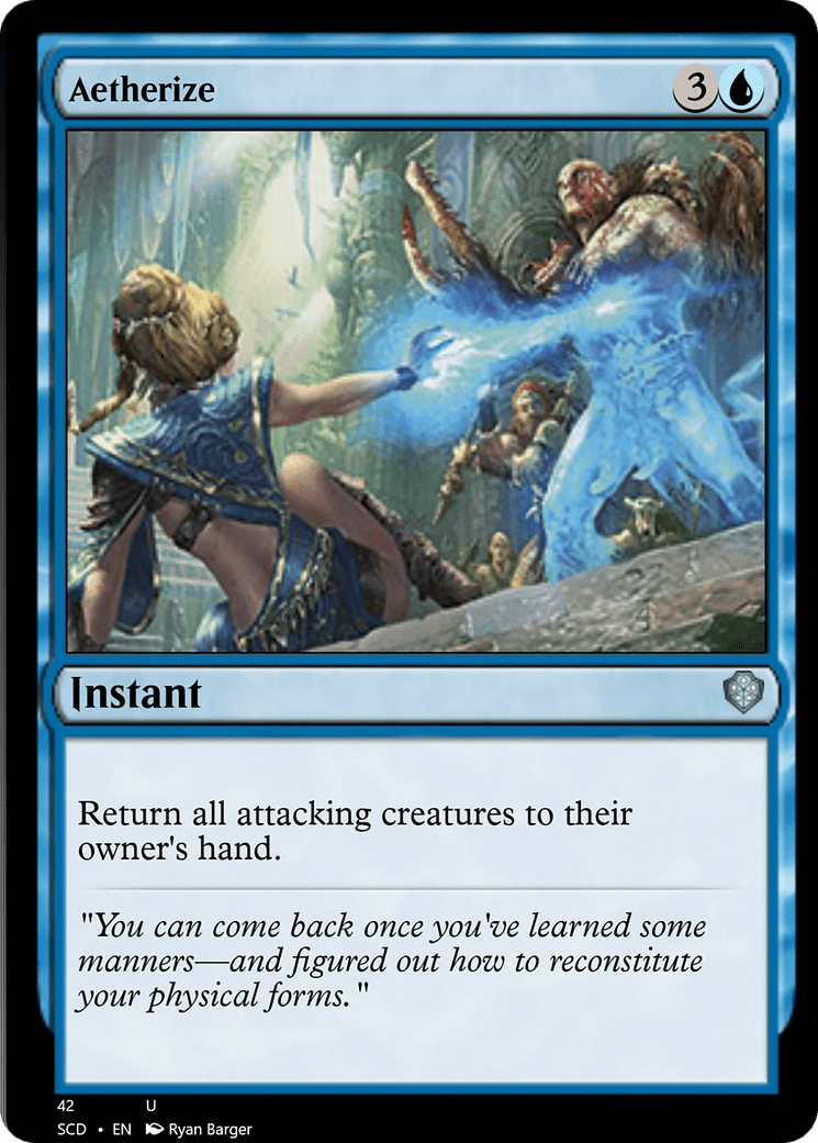 Aetherize [Starter Commander Decks] MTG Single Magic: The Gathering  | Multizone: Comics And Games