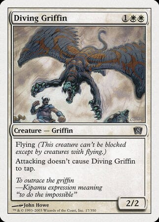 Diving Griffin [Eighth Edition] MTG Single Magic: The Gathering  | Multizone: Comics And Games