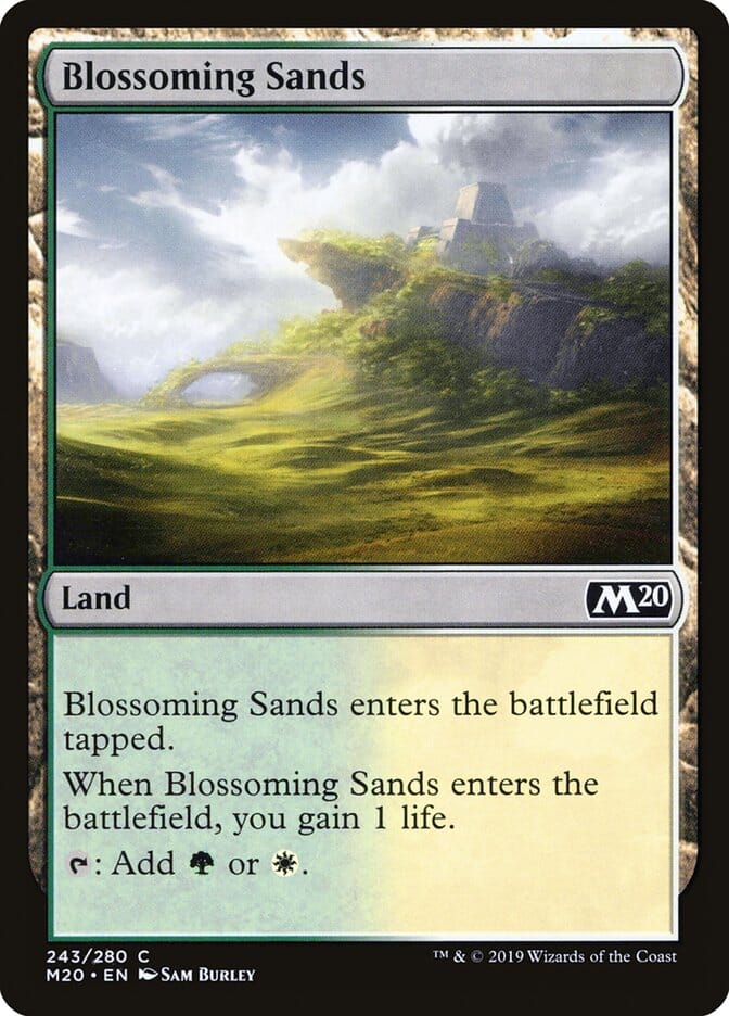 Blossoming Sands [Core Set 2020] MTG Single Magic: The Gathering  | Multizone: Comics And Games