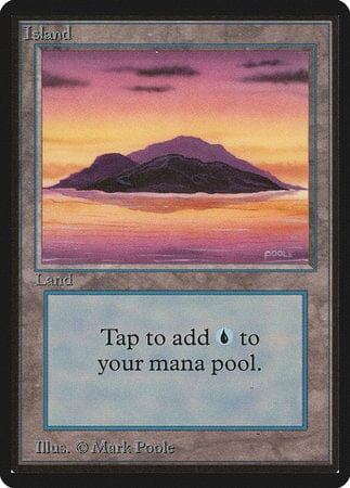 Island (A) [Limited Edition Beta] MTG Single Magic: The Gathering  | Multizone: Comics And Games