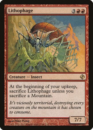 Lithophage [Duel Decks: Venser vs. Koth] MTG Single Magic: The Gathering  | Multizone: Comics And Games