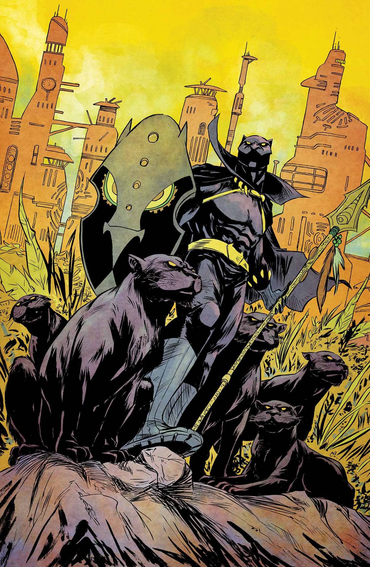 Black Panther 50th Anniversary Poster Poster Multizone  | Multizone: Comics And Games
