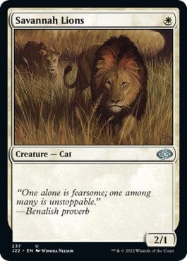 Savannah Lions [Jumpstart 2022] MTG Single Magic: The Gathering  | Multizone: Comics And Games