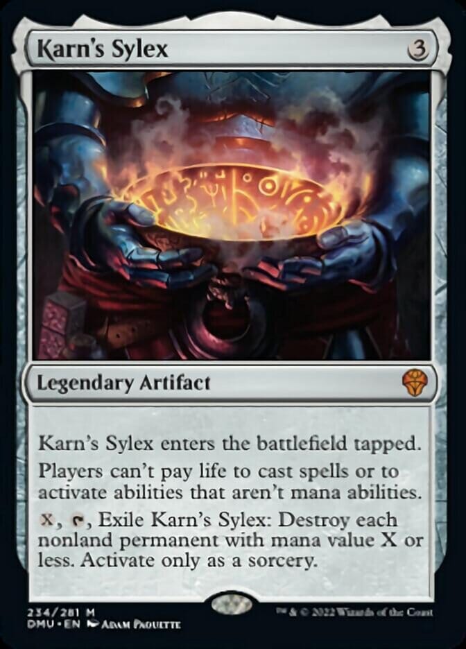 Karn's Sylex [Dominaria United] MTG Single Magic: The Gathering  | Multizone: Comics And Games