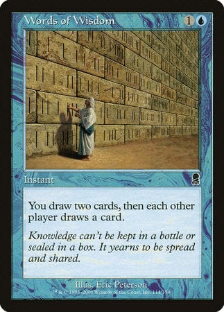Words of Wisdom [Odyssey] MTG Single Magic: The Gathering  | Multizone: Comics And Games