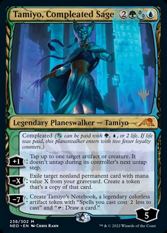 Tamiyo, Compleated Sage (Promo Pack) [Kamigawa: Neon Dynasty Promos] MTG Single Magic: The Gathering  | Multizone: Comics And Games