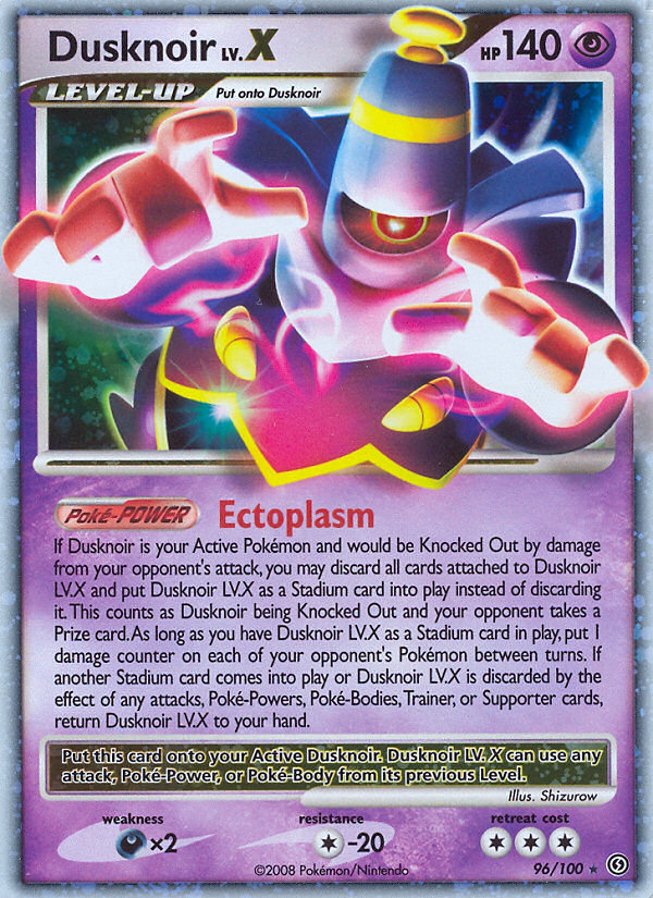 Dusknoir LV.X (96/100) [Diamond & Pearl: Stormfront] Pokemon Single Pokémon  | Multizone: Comics And Games