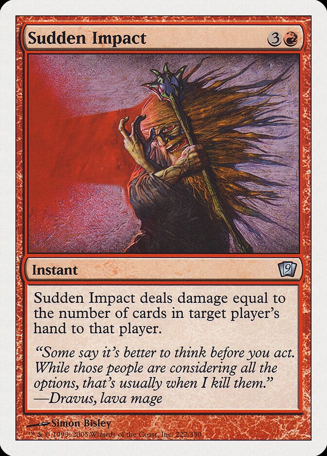 Sudden Impact [Ninth Edition] MTG Single Magic: The Gathering  | Multizone: Comics And Games