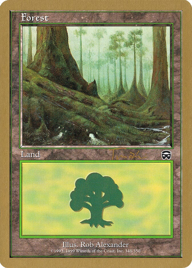 Forest (jt348) (Jan Tomcani) [World Championship Decks 2001] MTG Single Magic: The Gathering  | Multizone: Comics And Games