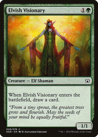 Elvish Visionary [Duel Decks: Nissa vs. Ob Nixilis] MTG Single Magic: The Gathering  | Multizone: Comics And Games