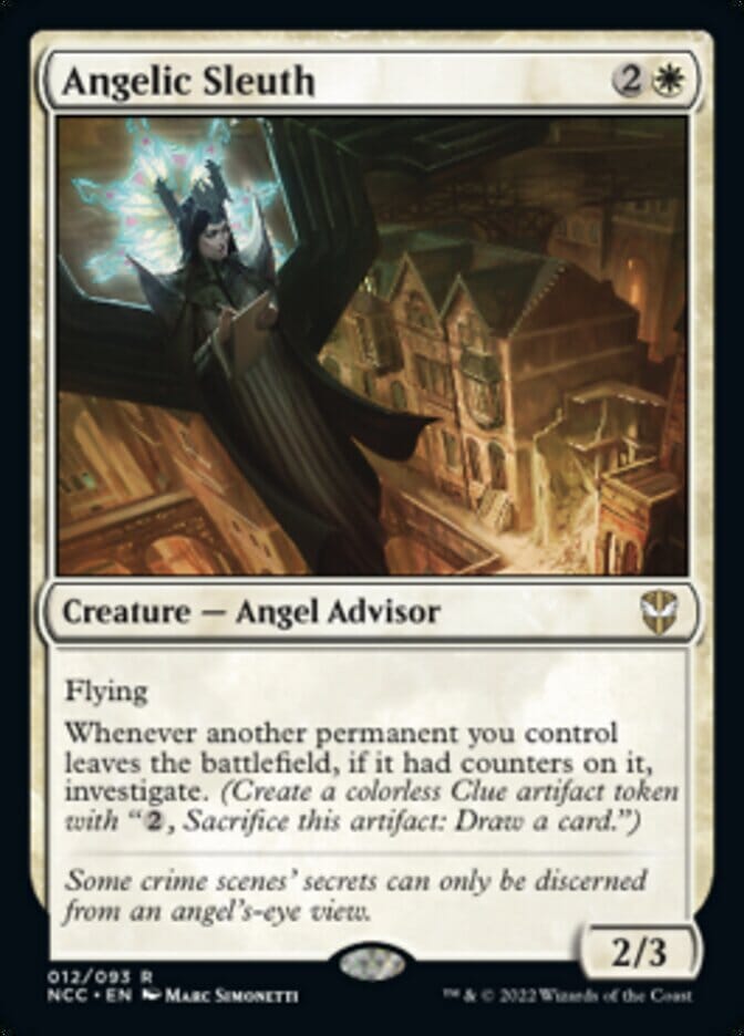 Angelic Sleuth [Streets of New Capenna Commander] MTG Single Magic: The Gathering  | Multizone: Comics And Games