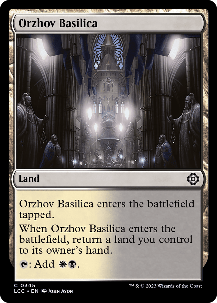Orzhov Basilica [The Lost Caverns of Ixalan Commander] MTG Single Magic: The Gathering  | Multizone: Comics And Games