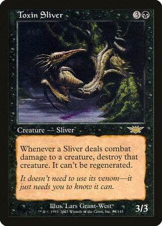 Toxin Sliver [Legions] MTG Single Magic: The Gathering  | Multizone: Comics And Games