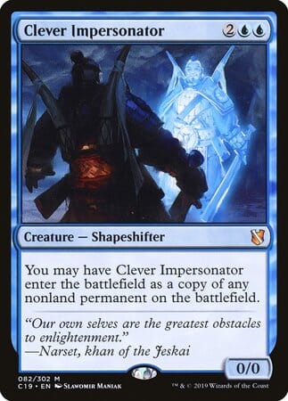 Clever Impersonator [Commander 2019] MTG Single Magic: The Gathering  | Multizone: Comics And Games