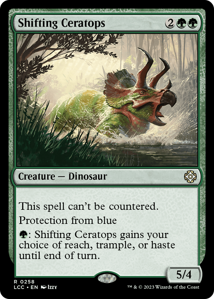 Shifting Ceratops [The Lost Caverns of Ixalan Commander] MTG Single Magic: The Gathering  | Multizone: Comics And Games