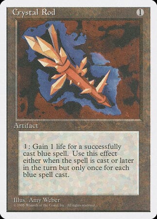 Crystal Rod [Fourth Edition] MTG Single Magic: The Gathering  | Multizone: Comics And Games