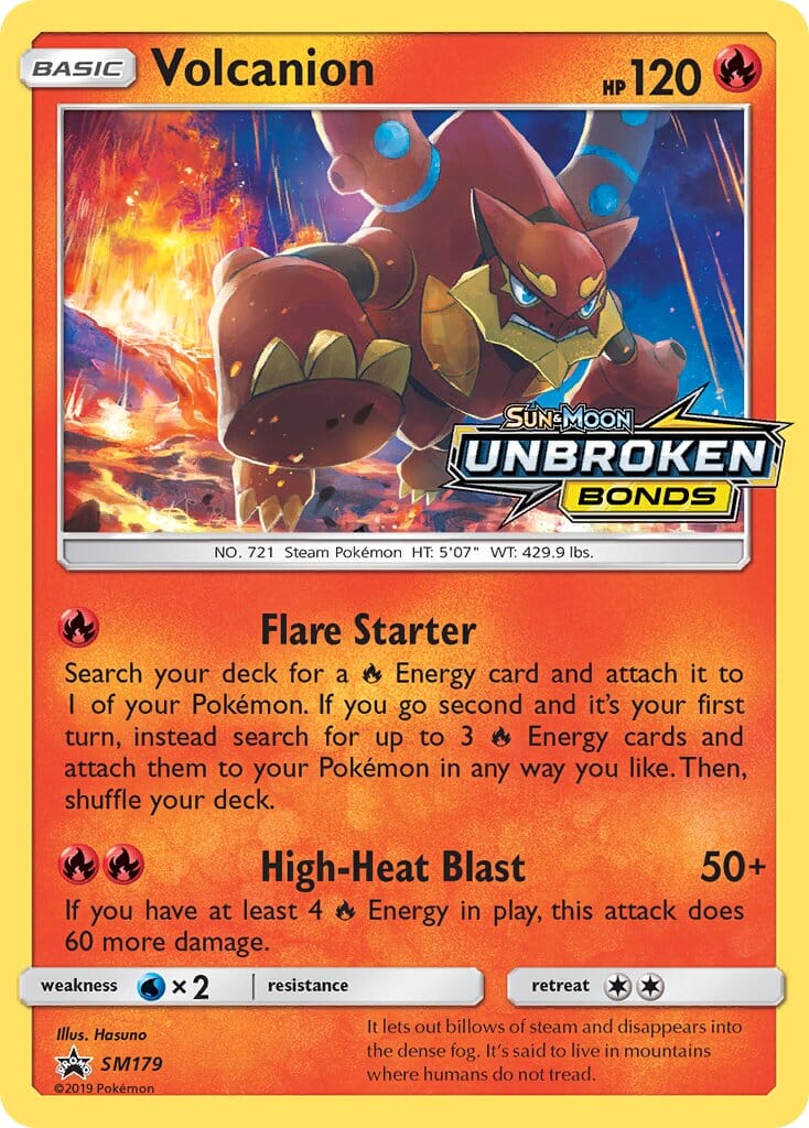 Volcanion (SM179) [Sun & Moon: Black Star Promos] Pokemon Single Pokémon  | Multizone: Comics And Games