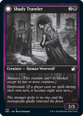 Shady Traveler // Stalking Predator [Innistrad: Double Feature] MTG Single Magic: The Gathering  | Multizone: Comics And Games