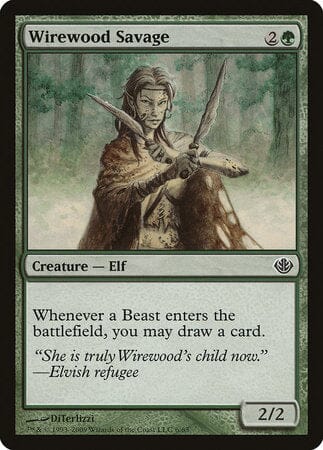 Wirewood Savage [Duel Decks: Garruk vs. Liliana] MTG Single Magic: The Gathering  | Multizone: Comics And Games