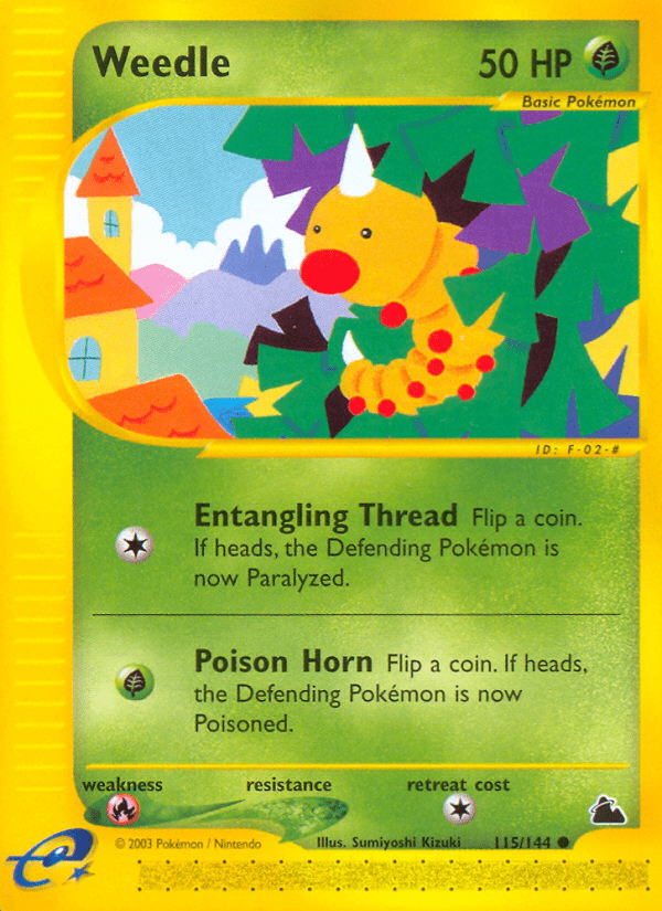 Weedle (115/144) [Skyridge] Pokemon Single Pokémon  | Multizone: Comics And Games