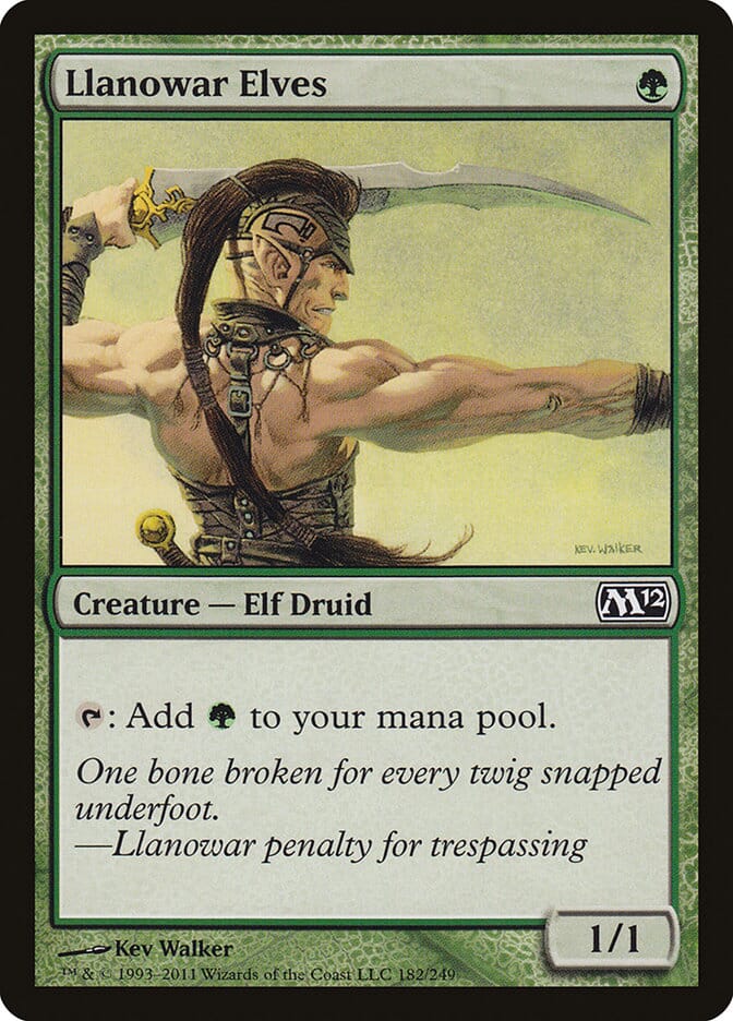 Llanowar Elves [Magic 2012] MTG Single Magic: The Gathering  | Multizone: Comics And Games