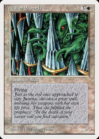 Wall of Swords [Summer Magic / Edgar] MTG Single Magic: The Gathering  | Multizone: Comics And Games