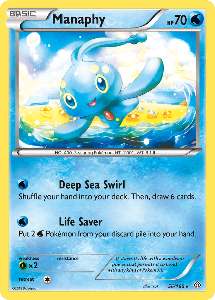 Manaphy (56/160) [XY: Primal Clash] Pokemon Single Pokémon  | Multizone: Comics And Games