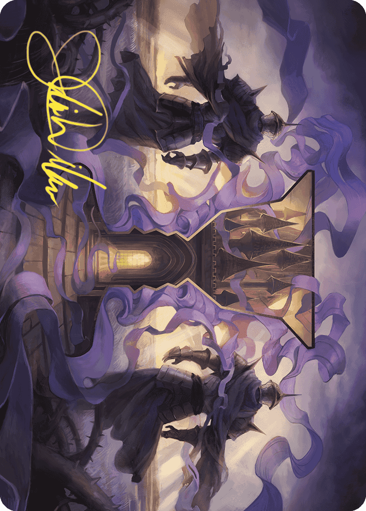 Court of Locthwain Art Card (Gold-Stamped Signature) [Wilds of Eldraine Art Series] MTG Single Magic: The Gathering  | Multizone: Comics And Games