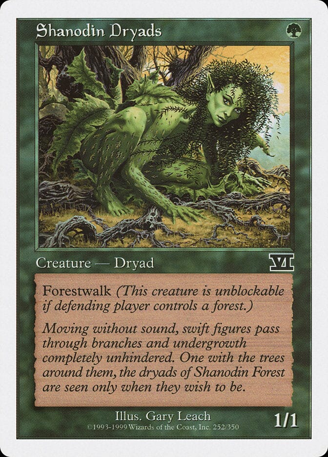 Shanodin Dryads [Classic Sixth Edition] MTG Single Magic: The Gathering  | Multizone: Comics And Games