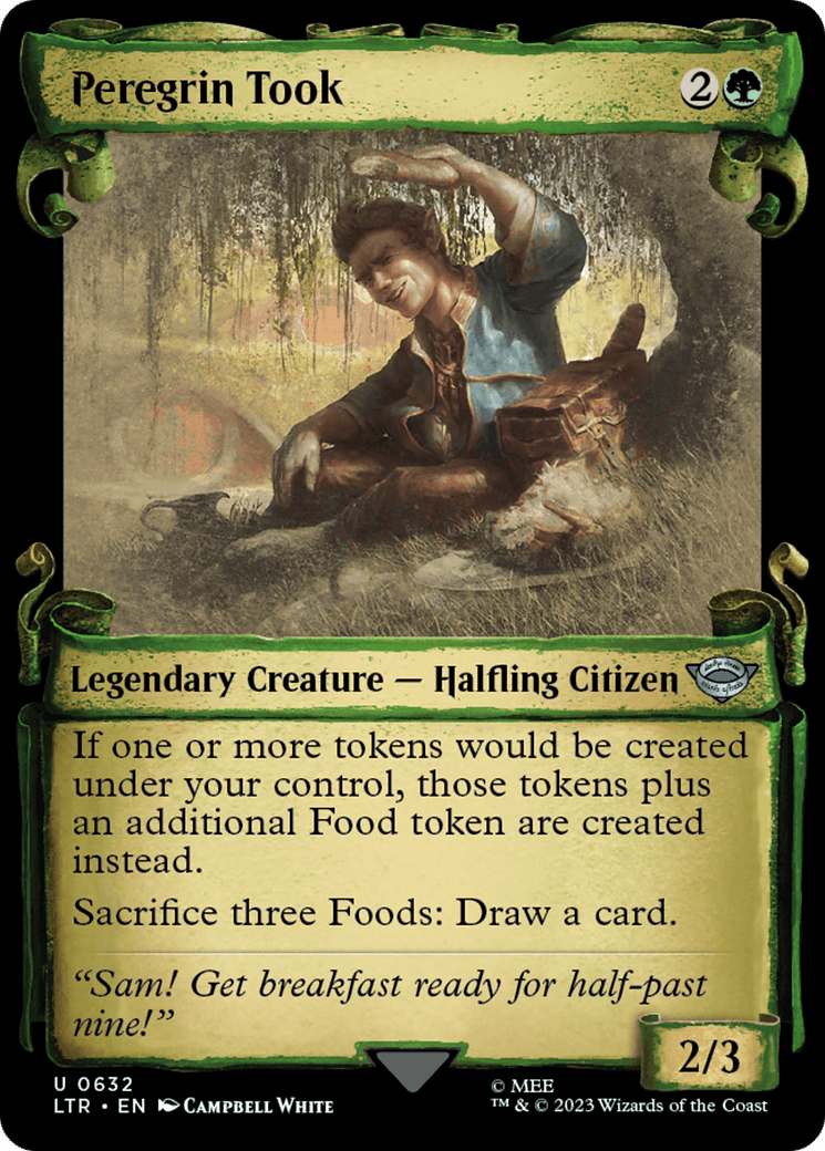 Peregrin Took [The Lord of the Rings: Tales of Middle-Earth Showcase Scrolls] MTG Single Magic: The Gathering  | Multizone: Comics And Games