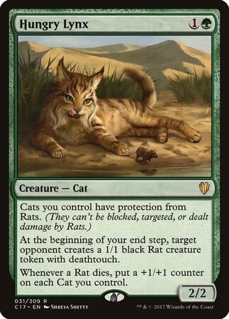 Hungry Lynx [Commander 2017] MTG Single Magic: The Gathering  | Multizone: Comics And Games