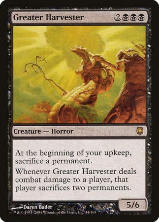 Greater Harvester [Darksteel] MTG Single Magic: The Gathering  | Multizone: Comics And Games