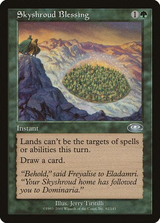 Skyshroud Blessing [Planeshift] MTG Single Magic: The Gathering  | Multizone: Comics And Games