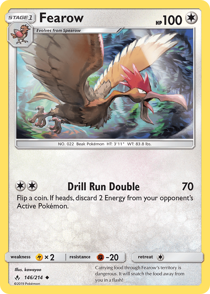 Fearow (146/214) [Sun & Moon: Unbroken Bonds] Pokemon Single Pokémon  | Multizone: Comics And Games