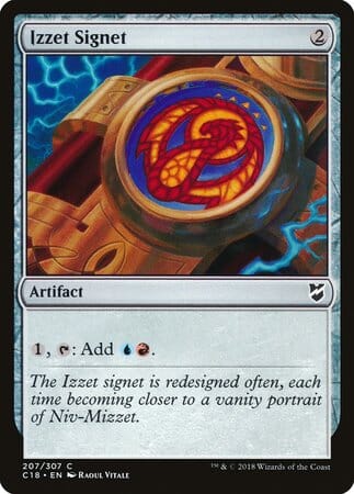 Izzet Signet [Commander 2018] MTG Single Magic: The Gathering  | Multizone: Comics And Games