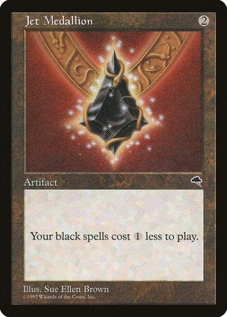 Jet Medallion [Tempest] MTG Single Magic: The Gathering  | Multizone: Comics And Games