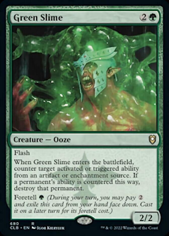 Green Slime [Commander Legends: Battle for Baldur's Gate] MTG Single Magic: The Gathering  | Multizone: Comics And Games