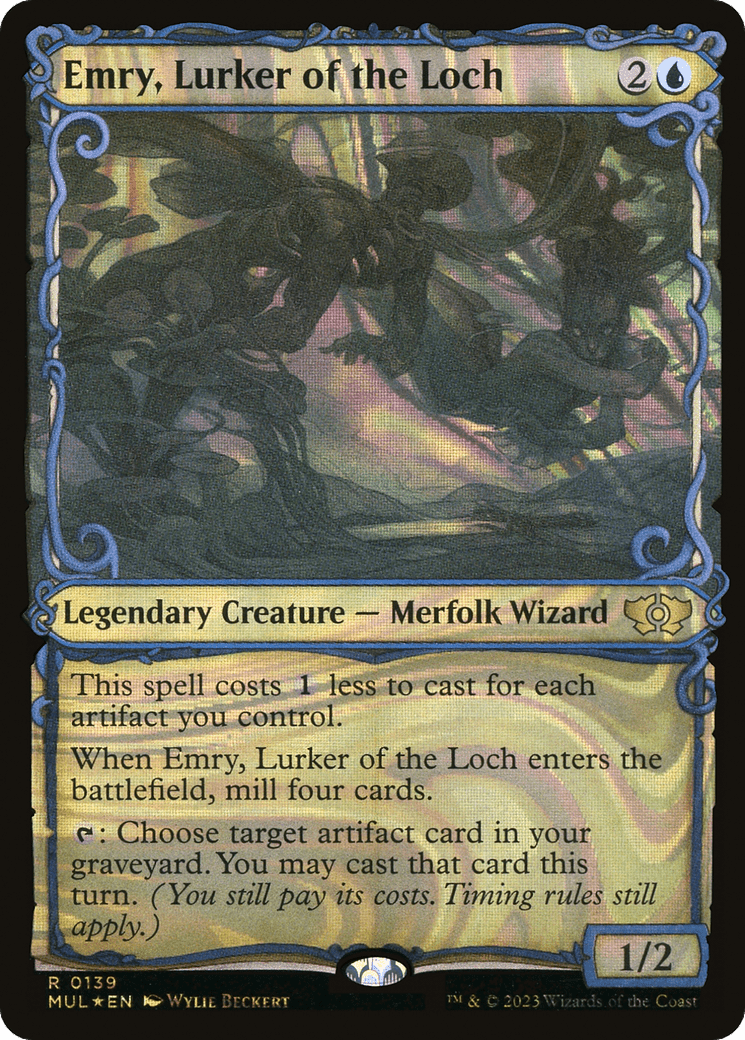 Emry, Lurker of the Loch (Halo Foil) [Multiverse Legends] MTG Single Magic: The Gathering  | Multizone: Comics And Games
