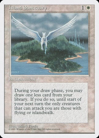 Island Sanctuary [Fourth Edition] MTG Single Magic: The Gathering  | Multizone: Comics And Games